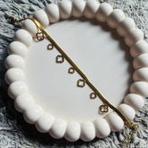 Stainless Steel Gold Plated Anti Tarnish bracelet