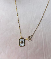 Stainless Steel Gold Plated Anti Tarnish Pendant With Chain