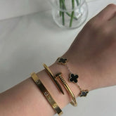 Aesthetic Luxury Bracelet Set / 18K Gold Plated
